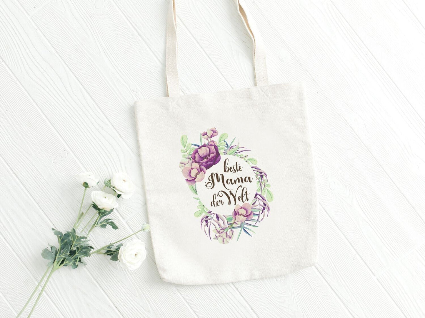 Tasche Muttertag - beste Mama Welt Geschenk Mama Einkaufstasche