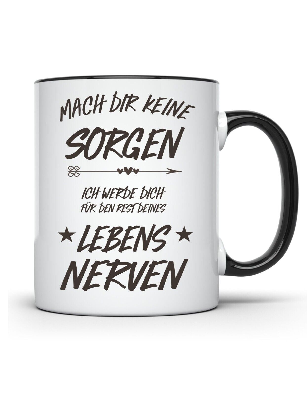 Tasse Jahrestag Rest des Lebens nerven Spruch frech Mann Geburtstag Geschenk