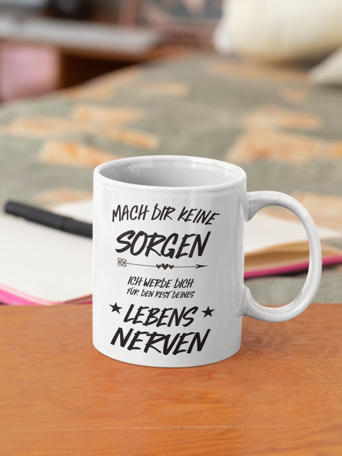 Tasse Jahrestag Rest des Lebens nerven Spruch frech Mann Geburtstag Geschenk