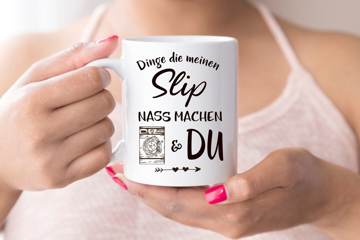 Tasse machst meinen Slip nass - Männer Geschenk mit Spruch Kaffeetasse Valentinstag Geschenk Tasse Ehemann Freund Partner Spaß Lustig