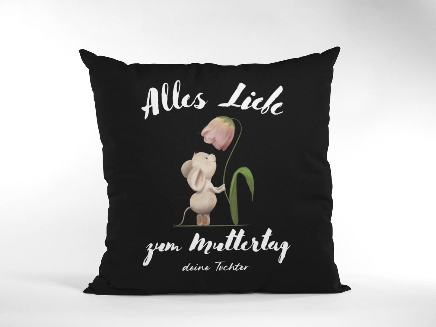 Sofakissen personalisierbar Maus Blume Mama Muttertaggeschenk Geschenk Muttertag