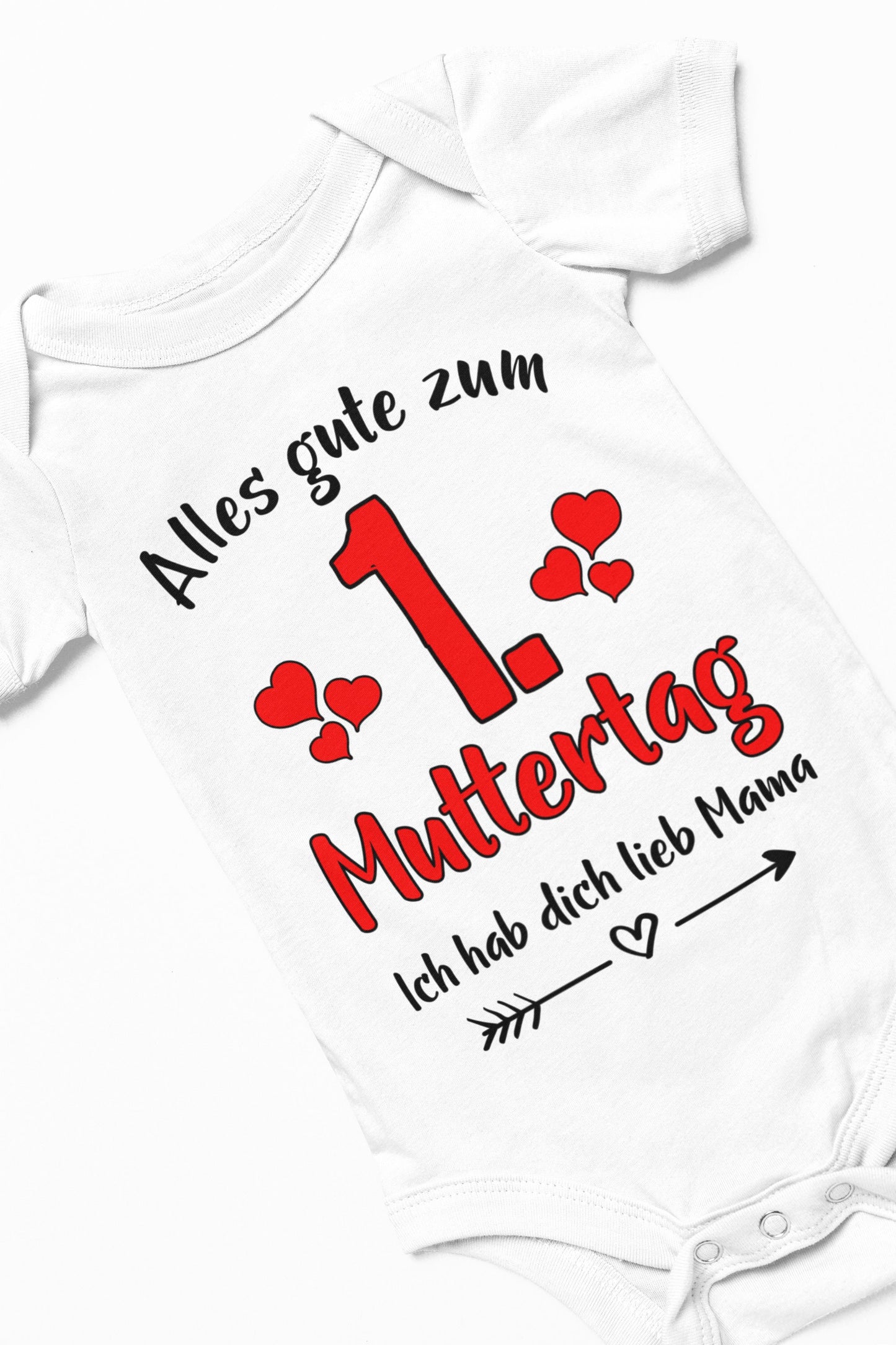 Baby Geschenk Muttertagsgeschenk Babybody - 1. Muttertag hab dich lieb Mama - Geschenke zum Muttertag