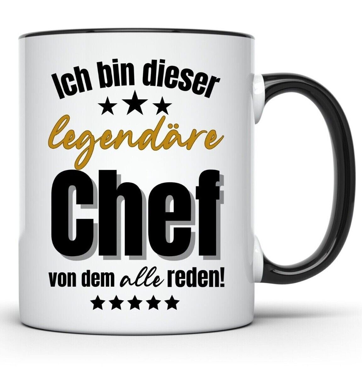 Tasse - legendärer Chef - Teamleiter Geschenk - Büro Job Arbeit Spruch Leitung