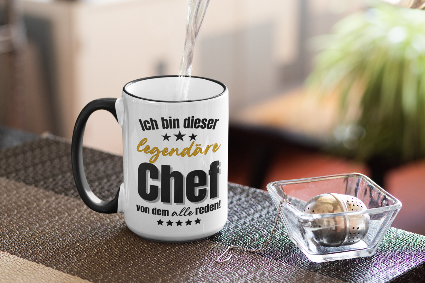 Tasse - legendärer Chef - Teamleiter Geschenk - Büro Job Arbeit Spruch Leitung