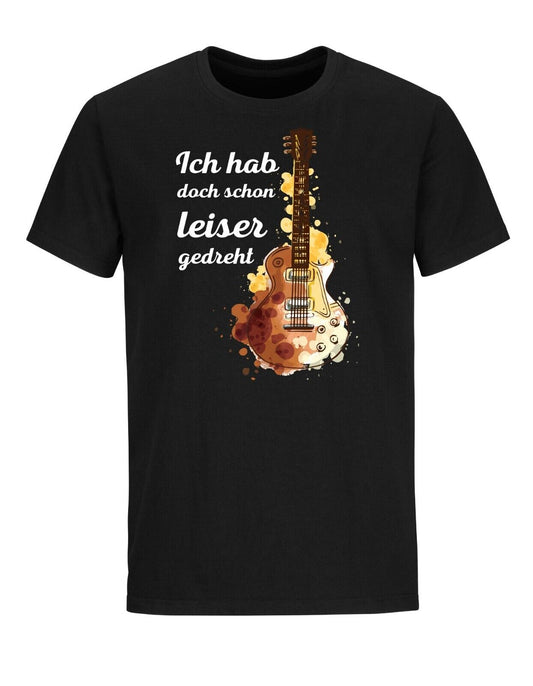 Herren T-Shirt  - Gitarrist - Gitarre ich habe schon leiser gedreht Band Fun