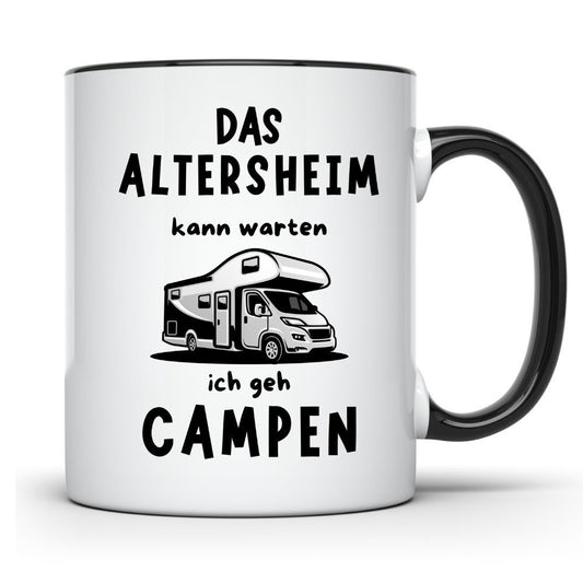 Tasse Altersheim Camping Tasse Rentner Wohnmobil Rente Opa Großeltern Geschenk 1