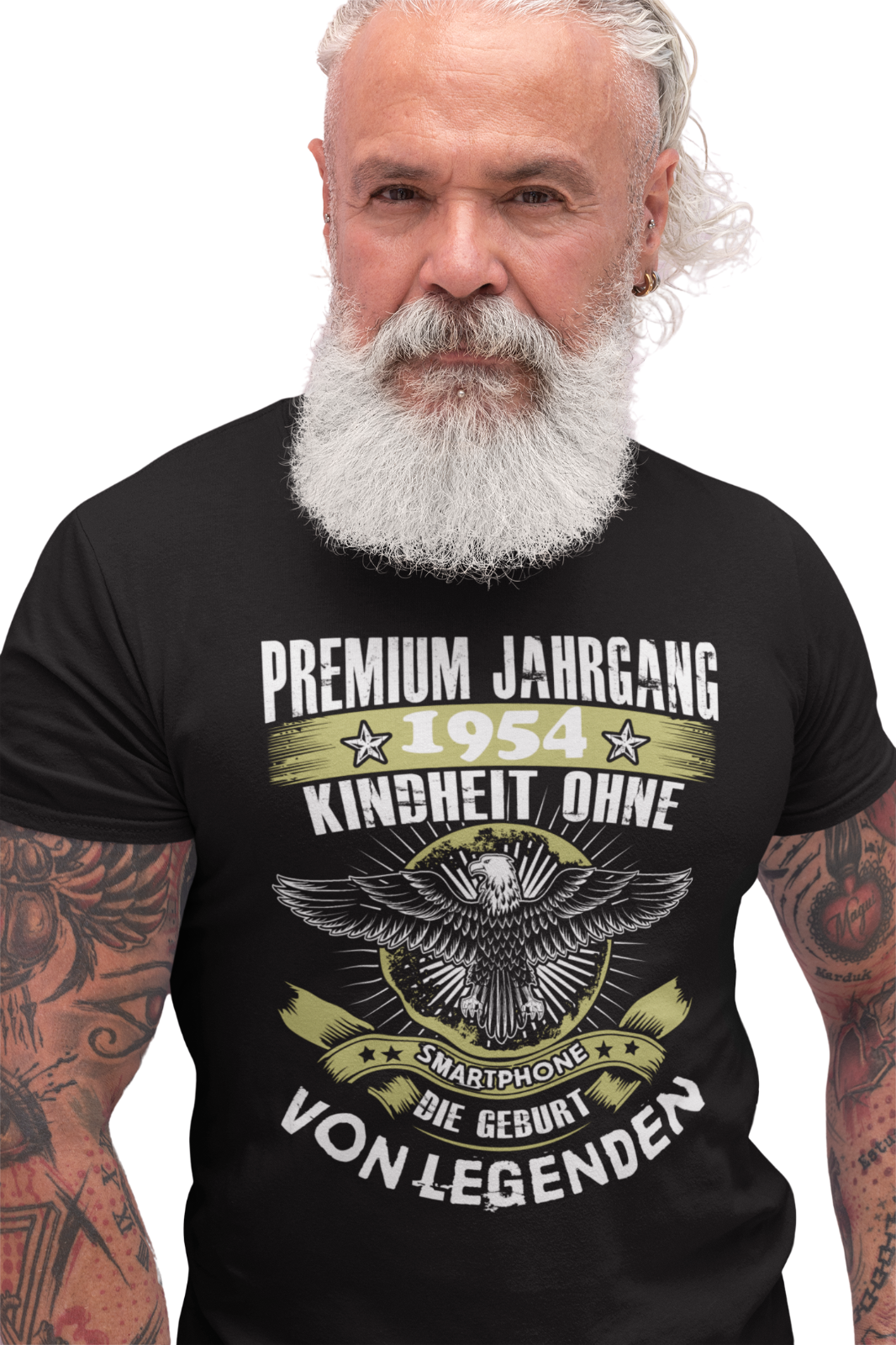 T-Shirt Herren - Kindheit ohne Smartphone - Jahrgang Geburtsjahr -  Geburtstag