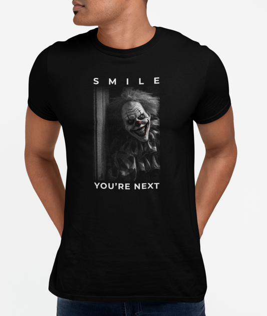 Halloween T-Shirt Clown Horror You are Next Herren Grusel Bekleidung Kostüm