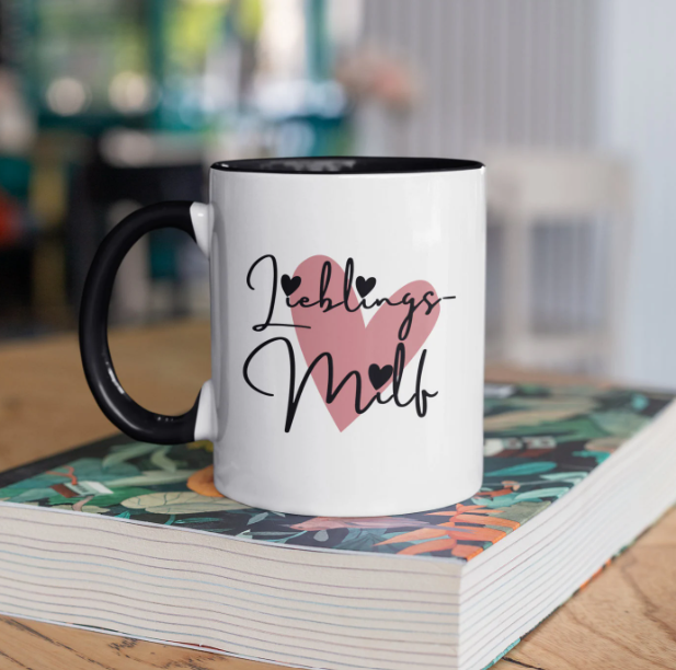 Lieblings Milf Tasse Spruch - Muttertagsgeschenk Mama Mütter Tassen Muttertag