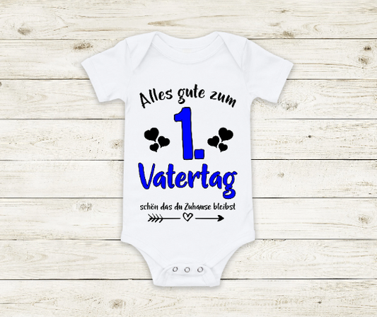 Babybody 1. Vatertag Papa erster Vatertag Geschenk Strampler Väter