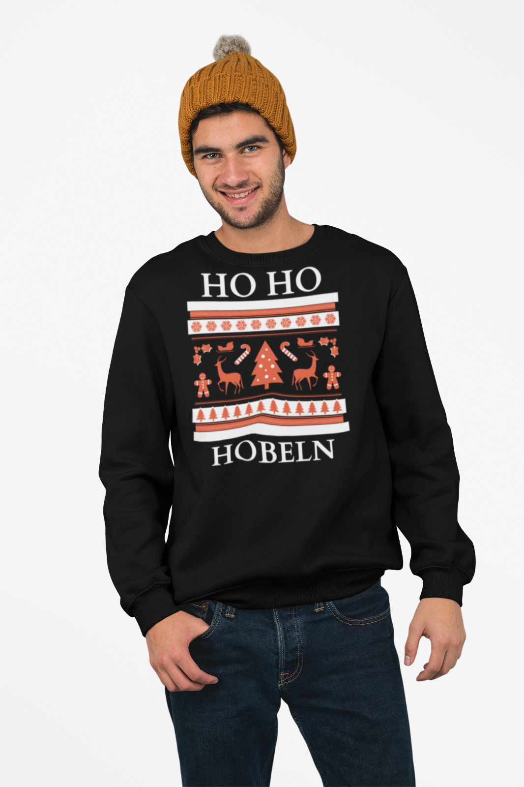 Ugly Christmas Sweater - Ho Ho Hobeln - Weihnachtspullover - Weihnachten Spaß