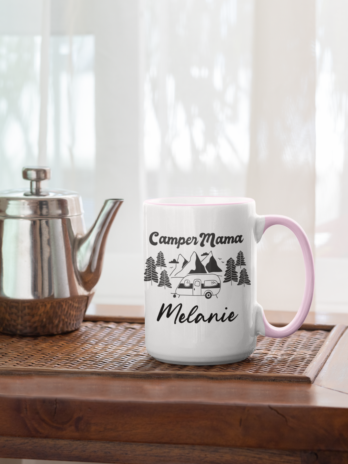 Tasse Camper Mama personalisierbar Name Camping Wohnwagen Caravan Campingplatz