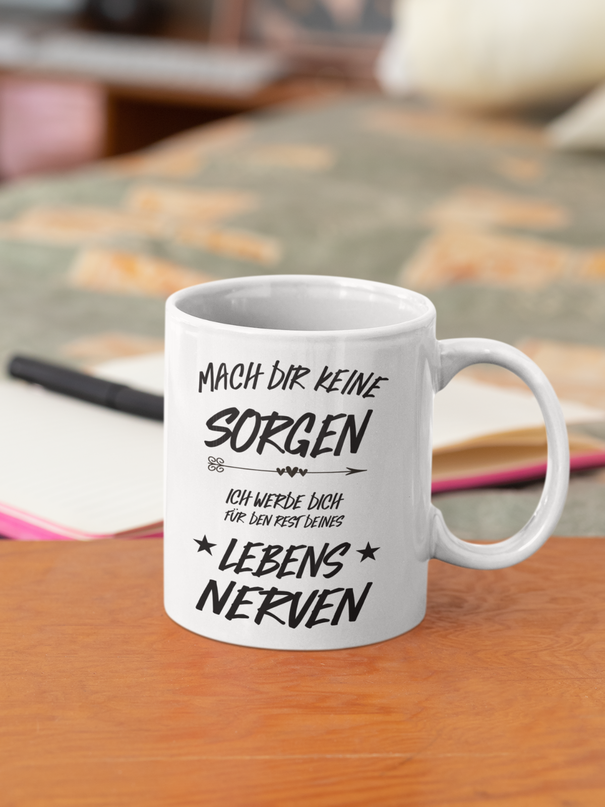 Tasse Jahrestag  Rest des Lebens nerven Spruch frech Mann Geburtstag Geschenk