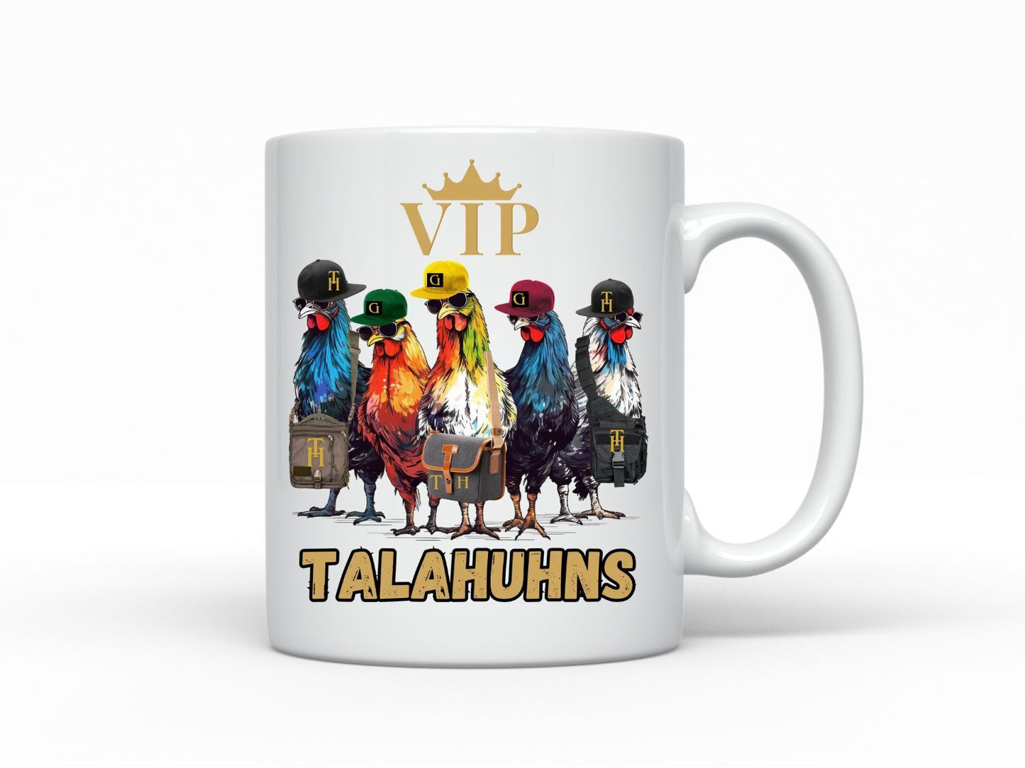 Tasse Talahuhns VIP Taschen Hühner Kaffeetasse Huhn lustig Talahons