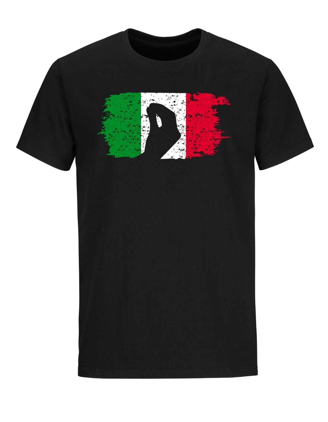 Herren T-Shirt  - Italien Flagge Capisci Geste Hand - Italienische Flagge Shirt