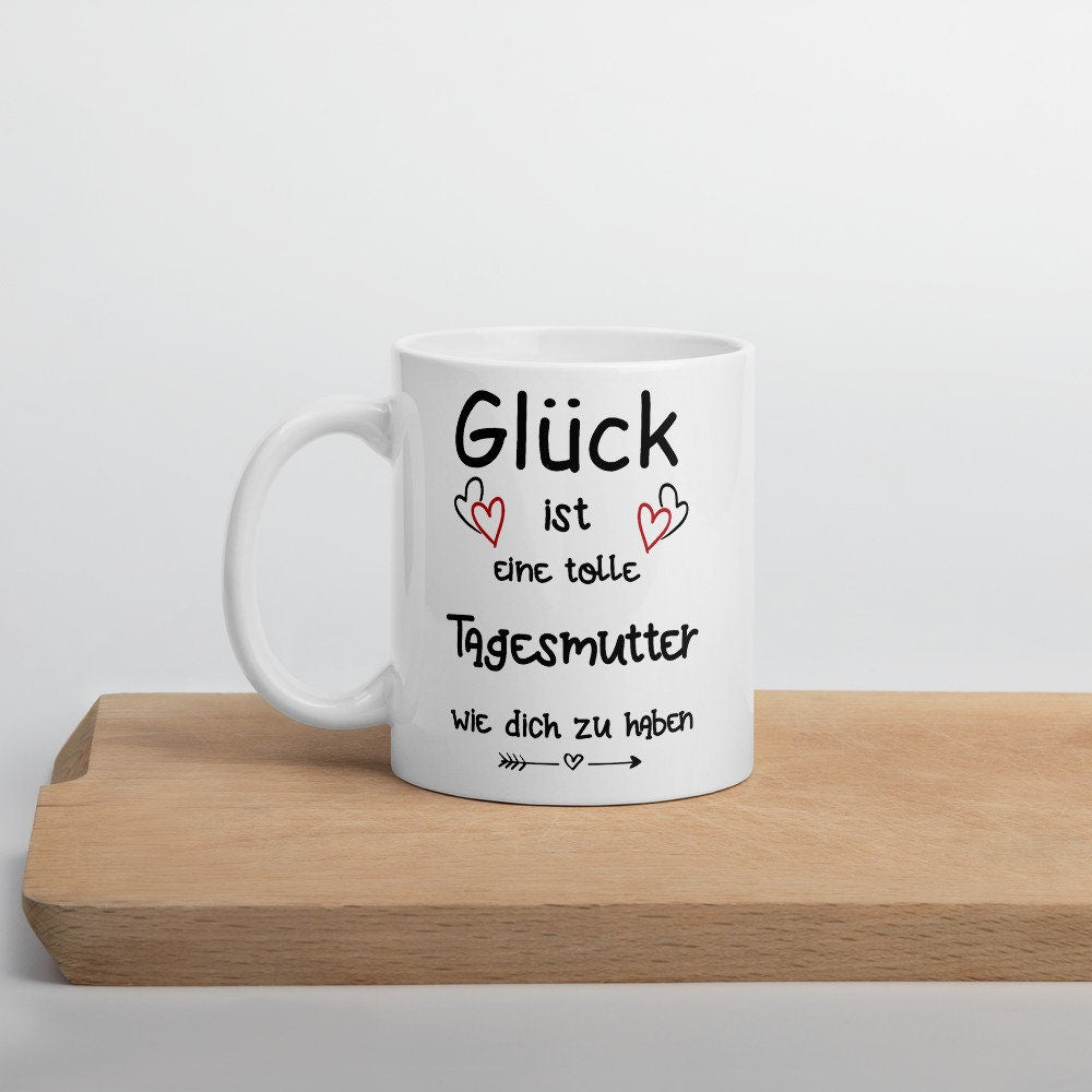 Tasse Tagesmutter Glück ist eine Tagesmama wie dich zu haben Geschenk Tagesmutter Erzieherin