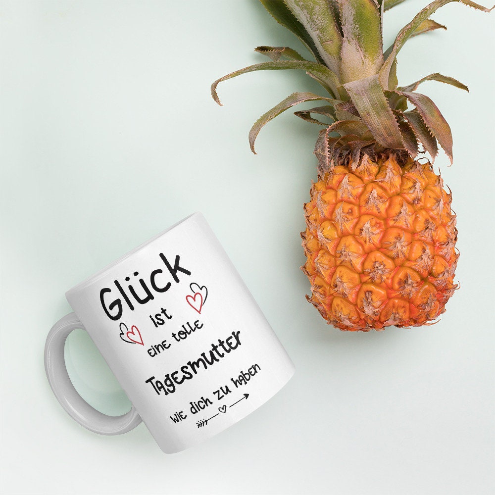 Tasse Tagesmutter Glück ist eine Tagesmama wie dich zu haben Geschenk Tagesmutter Erzieherin