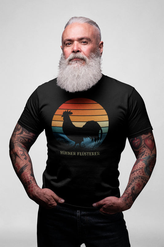 Herren T-Shirt Hühnerflüsterer - Geschenk Hühner Züchter und Freunde Landwirte