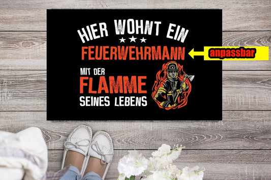 Fußmatte Feuerwehr Berufe Dienstgrade Feuerwehren Feuerwehrmann Brandmeister