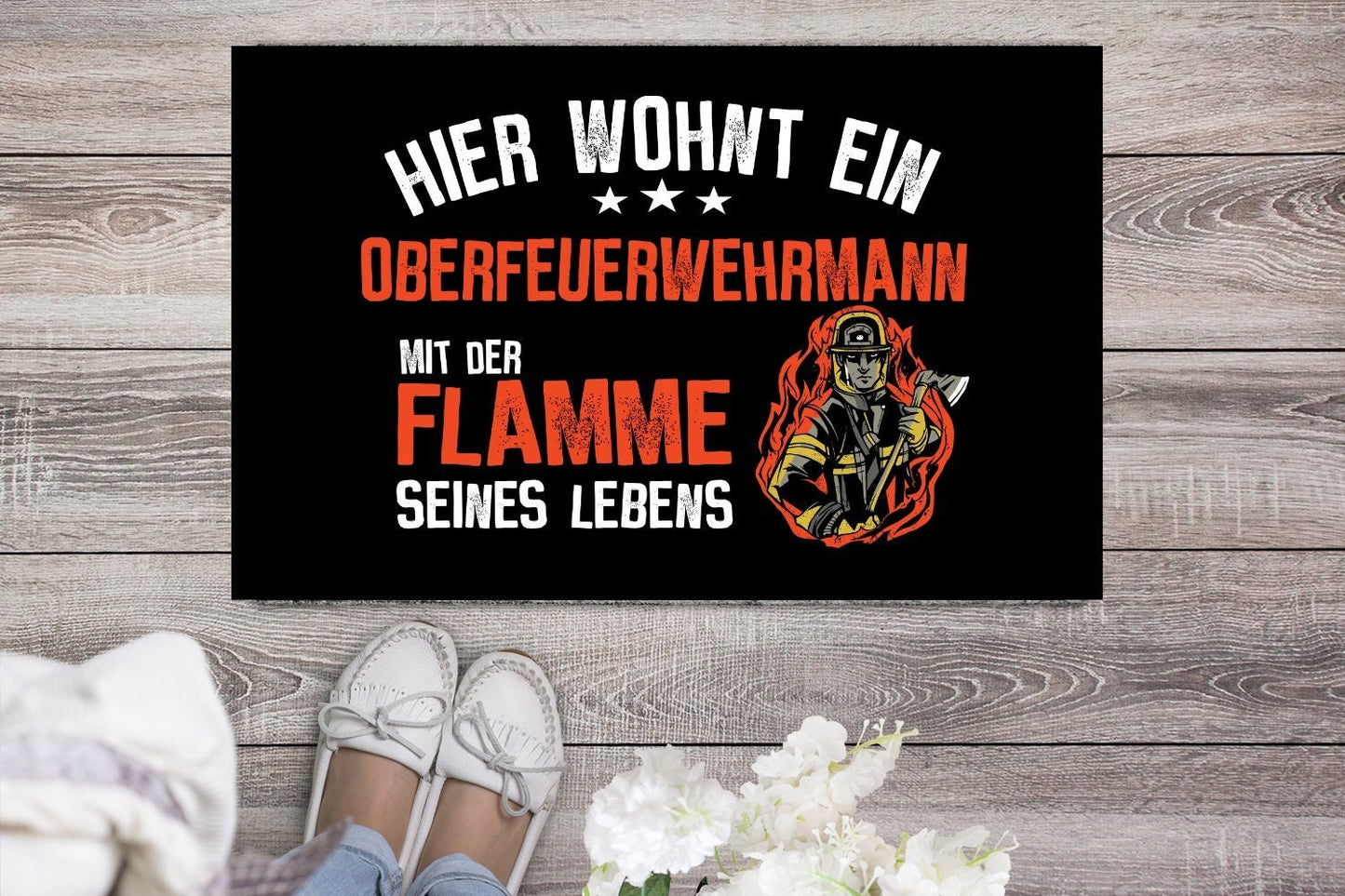 Fußmatte Feuerwehr Berufe Dienstgrade Feuerwehren Feuerwehrmann Brandmeister