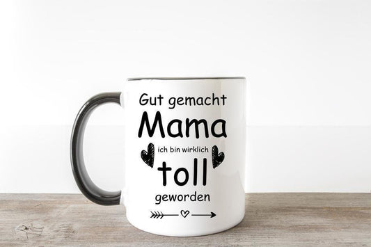 Gut gemacht Mama Kaffee Tasse Muttertag Tasse Beste Mama Geschenk Mütter Mama Mami