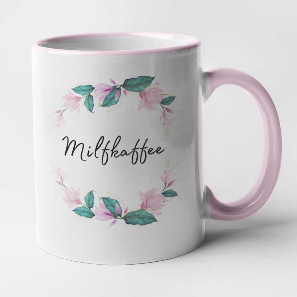 Tasse Muttertag Milfkaffee Tasse mit Spruch Geschenk Frau Mütter Muttertag Freundin Ehefrau Jahrestag Geburtstag Kollegin Arbeitskollegen