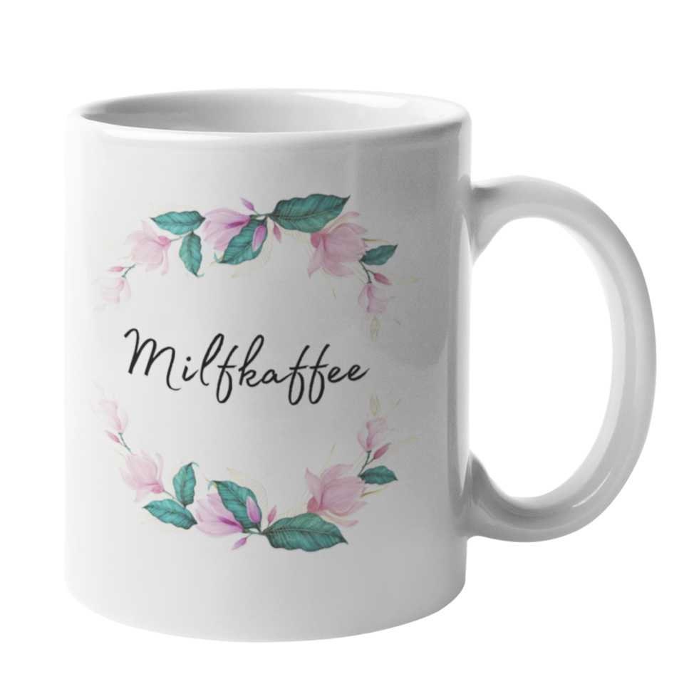 Tasse Muttertag Milfkaffee Tasse mit Spruch Geschenk Frau Mütter Muttertag Freundin Ehefrau Jahrestag Geburtstag Kollegin Arbeitskollegen