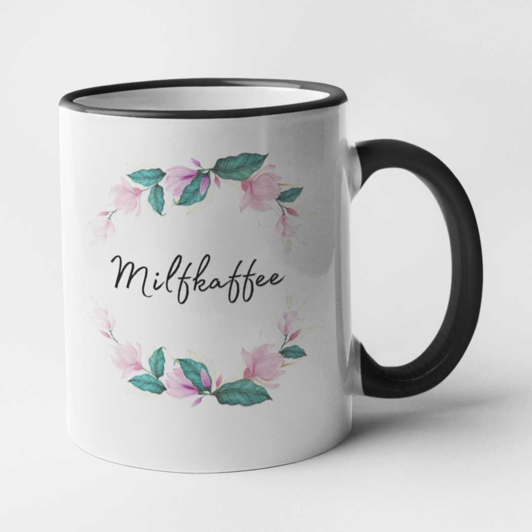 Tasse Muttertag Milfkaffee Tasse mit Spruch Geschenk Frau Mütter Muttertag Freundin Ehefrau Jahrestag Geburtstag Kollegin Arbeitskollegen