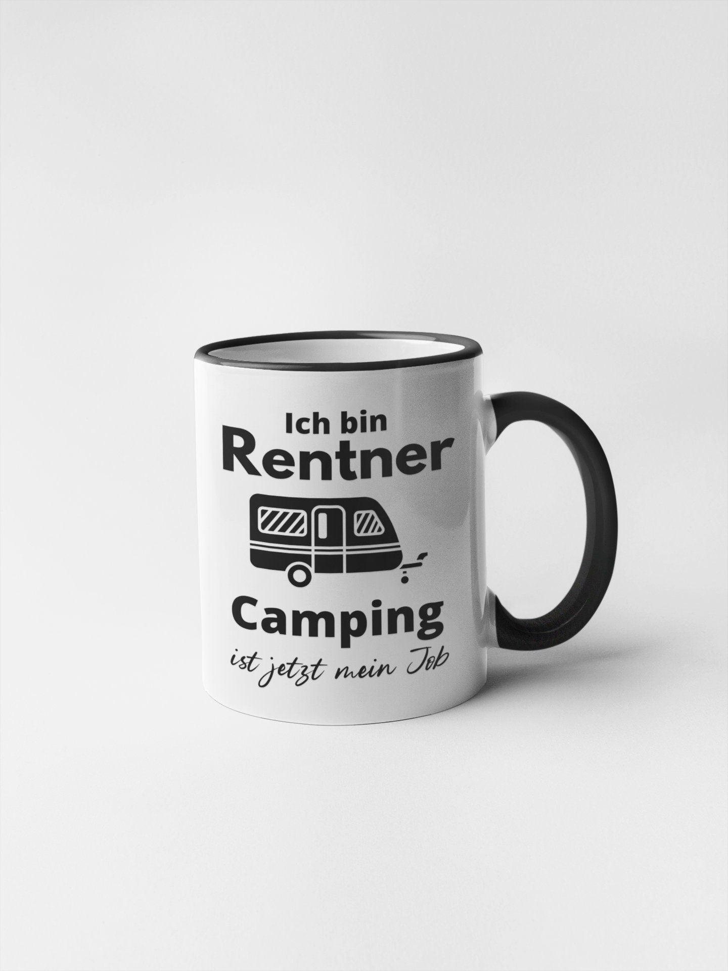 Tasse mit Spruch Camping Tasse Rentner Wohnwagen Rente Opa Großeltern Geschenk