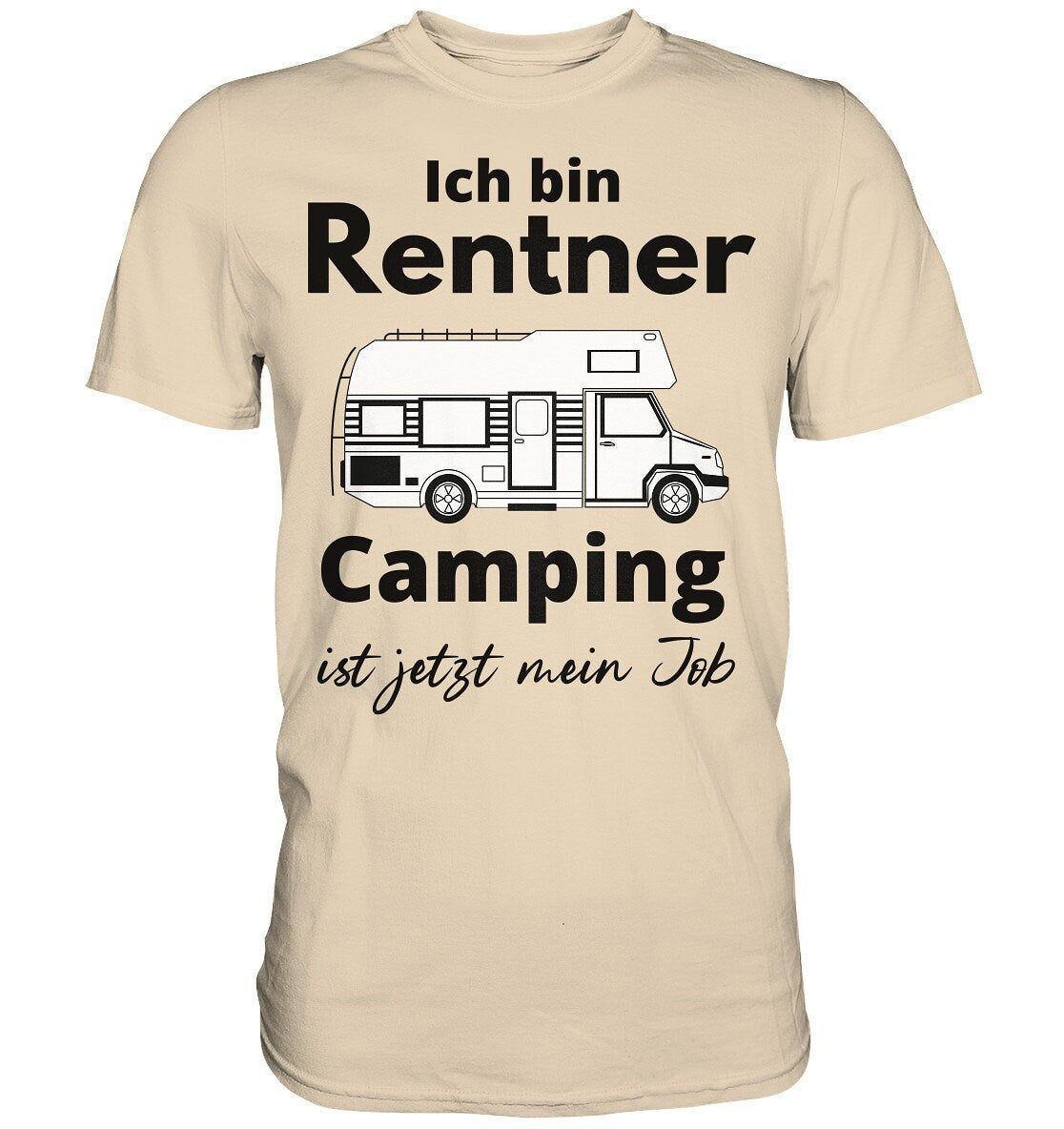 Rentner Camping Wohnmobil  - Premium Shirt Camper