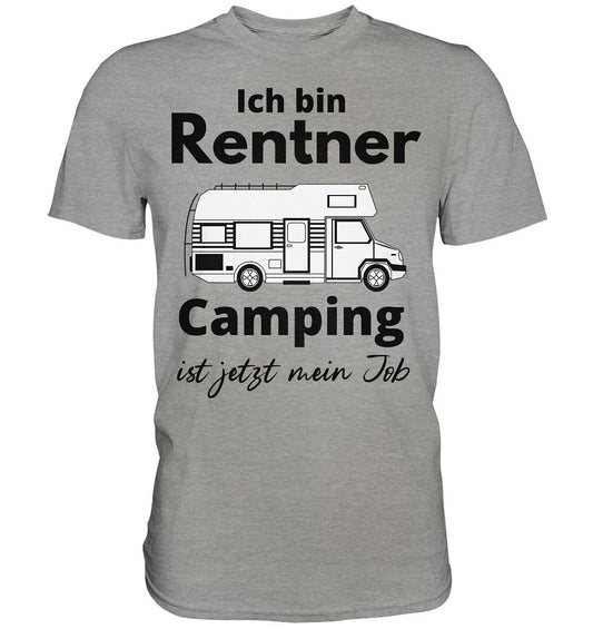 Rentner Camping Wohnmobil  - Premium Shirt Camper