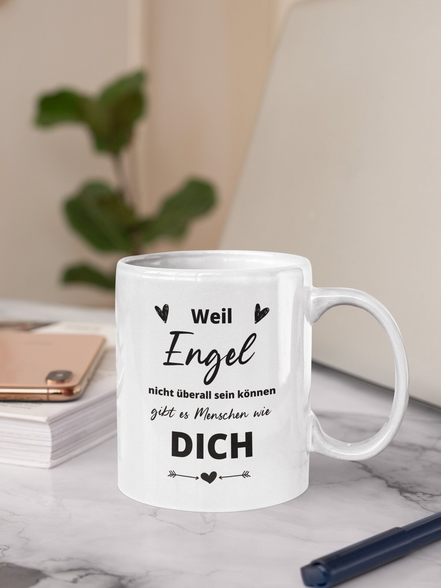 Tasse Weil Engel nicht überall sein können Freundin Freundschaft Liebe Partnerschaft