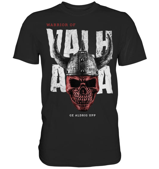 Wikinger Skull Valhalla Odin Warrior - Premium Shirt