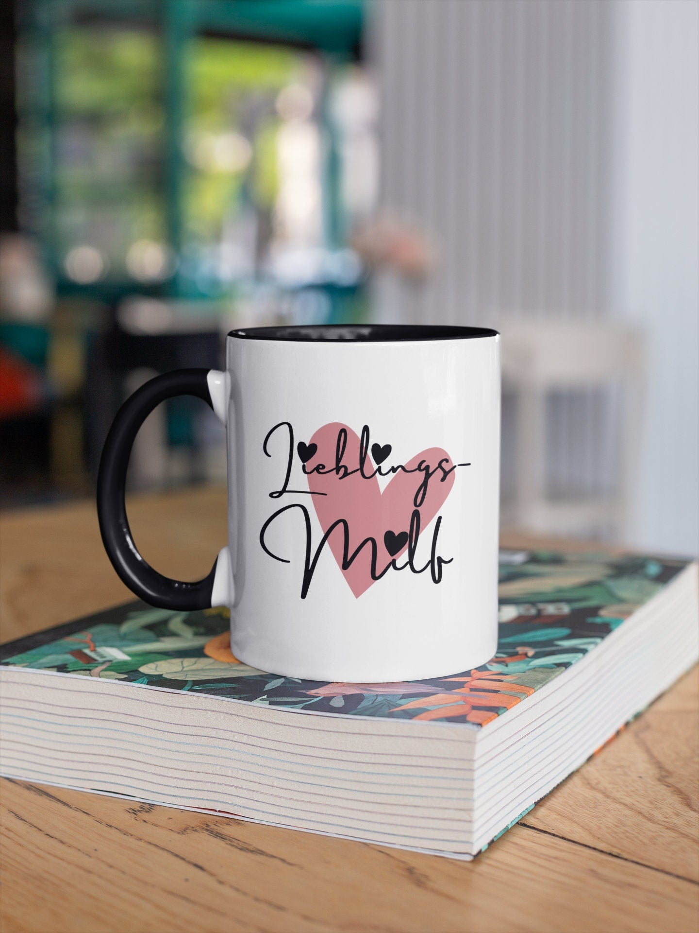 Lieblings Milf  Tasse mit Spruch - Geschenk Mama Mütter Tassen