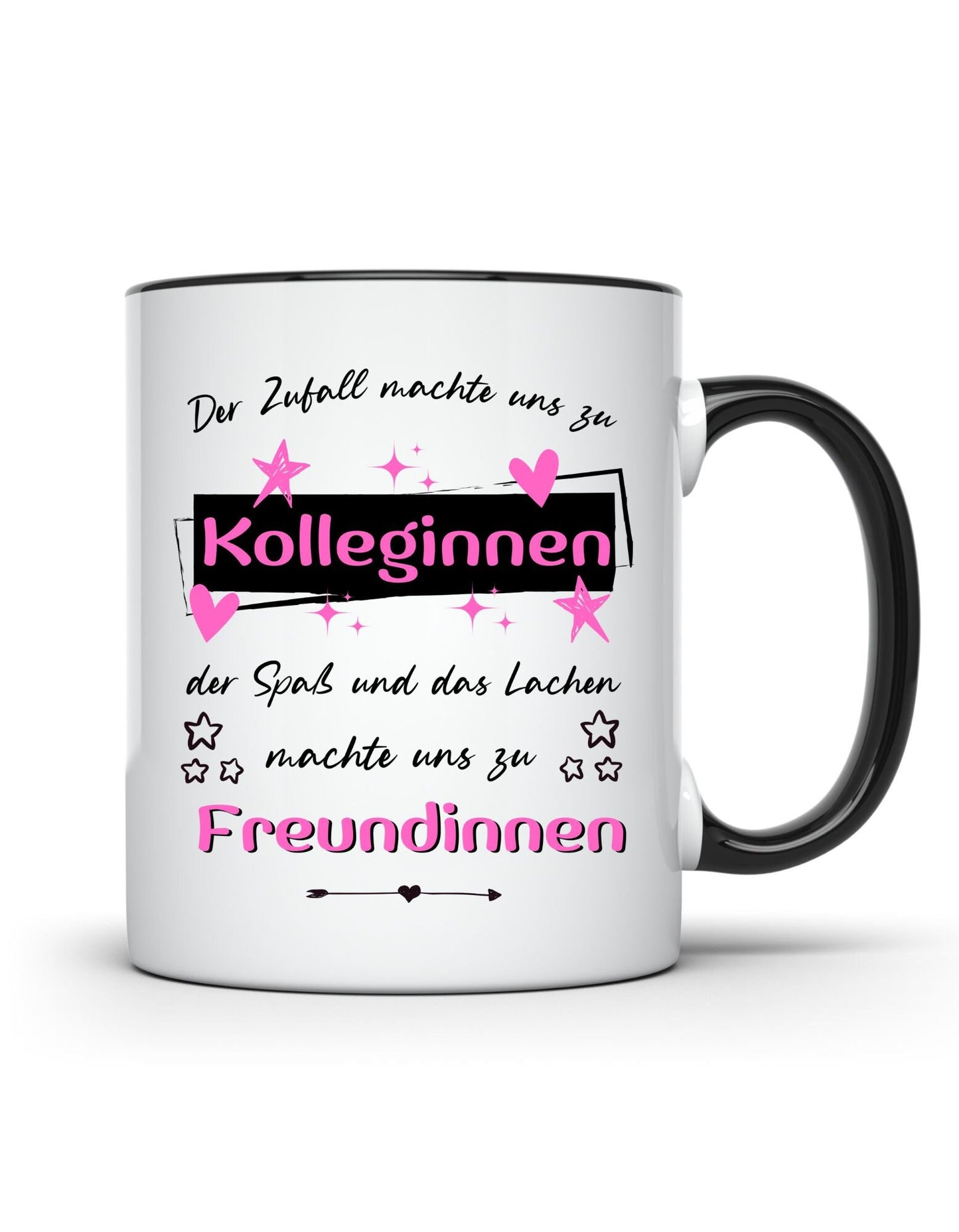 Kollegin Freundschaft Tasse mit Spruch - Geschenk Arbeitskollegin Abschied Kollegin Tasse Büro