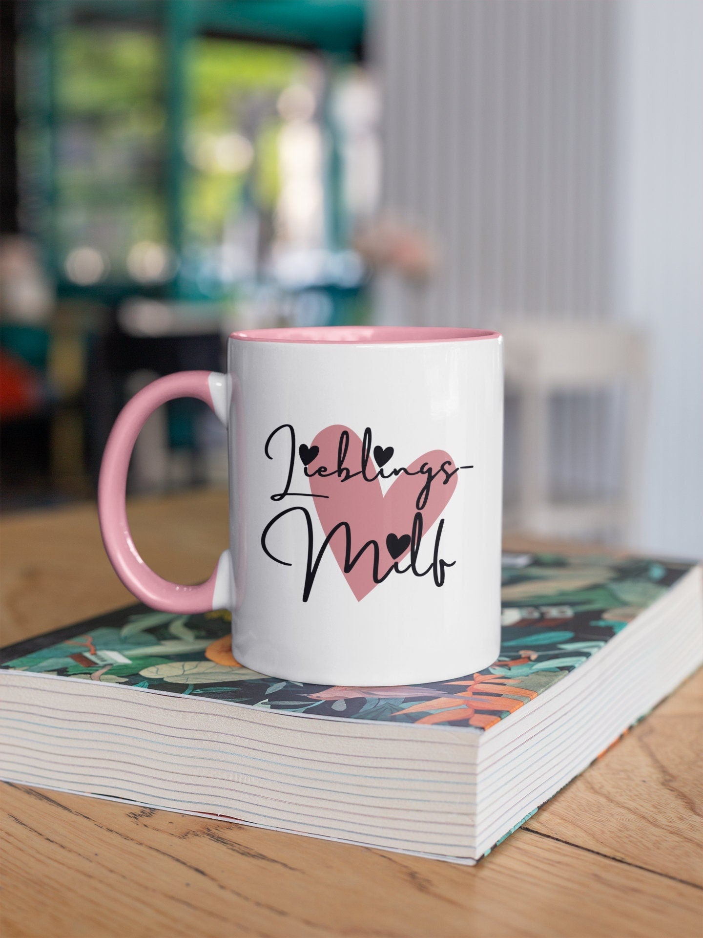 Lieblings Milf  Tasse mit Spruch - Geschenk Mama Mütter Tassen