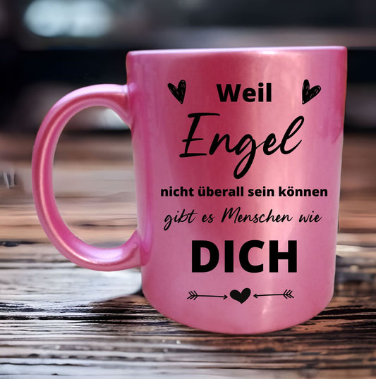 Tasse Weil Engel nicht überall sein können Freundin Freundschaft Liebe Partnerschaft