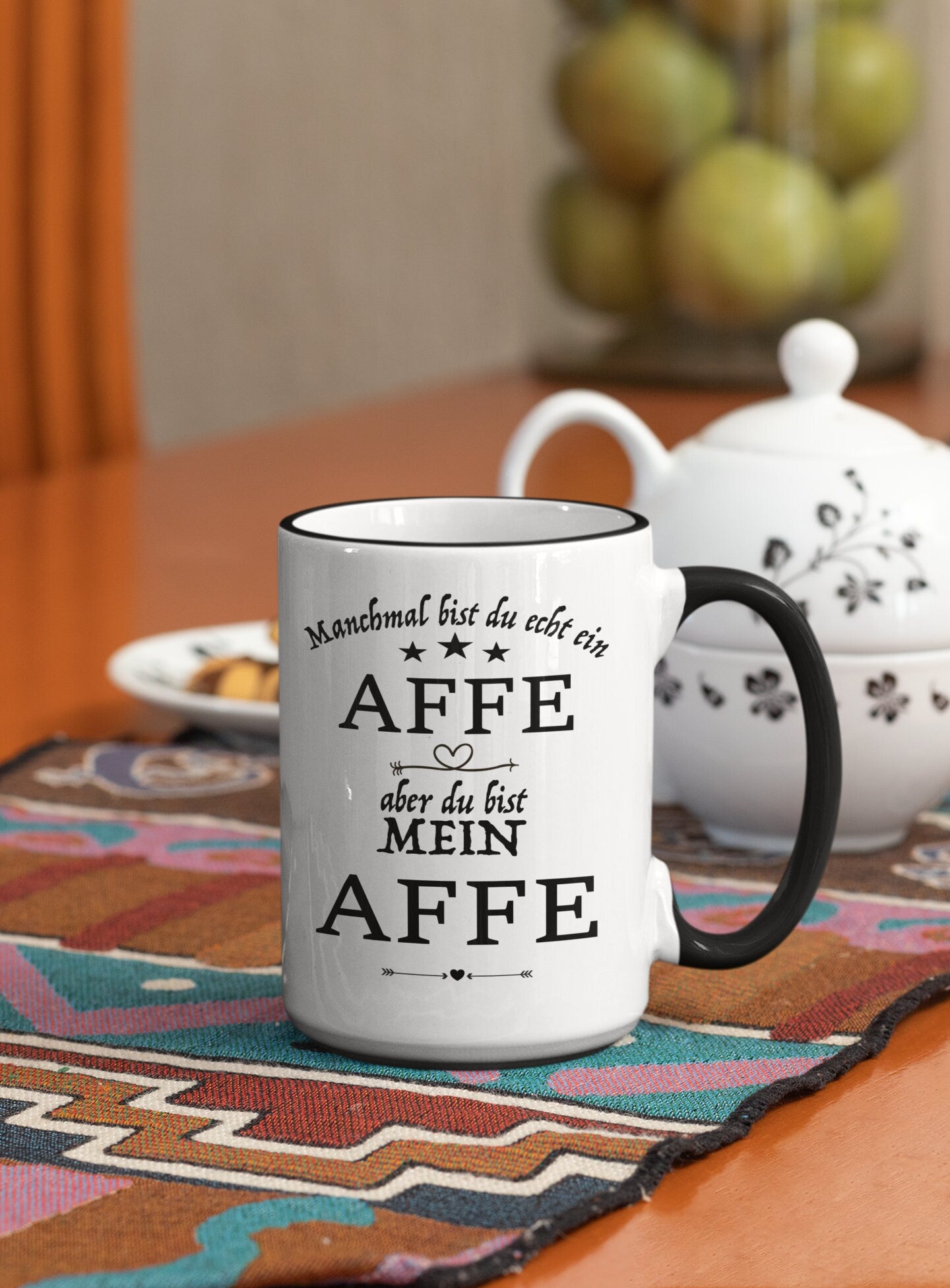 Tasse Valentinstag Du bist mein Affe Geschenk Mann für Männer Geschenkidee Tasse mit Spruch