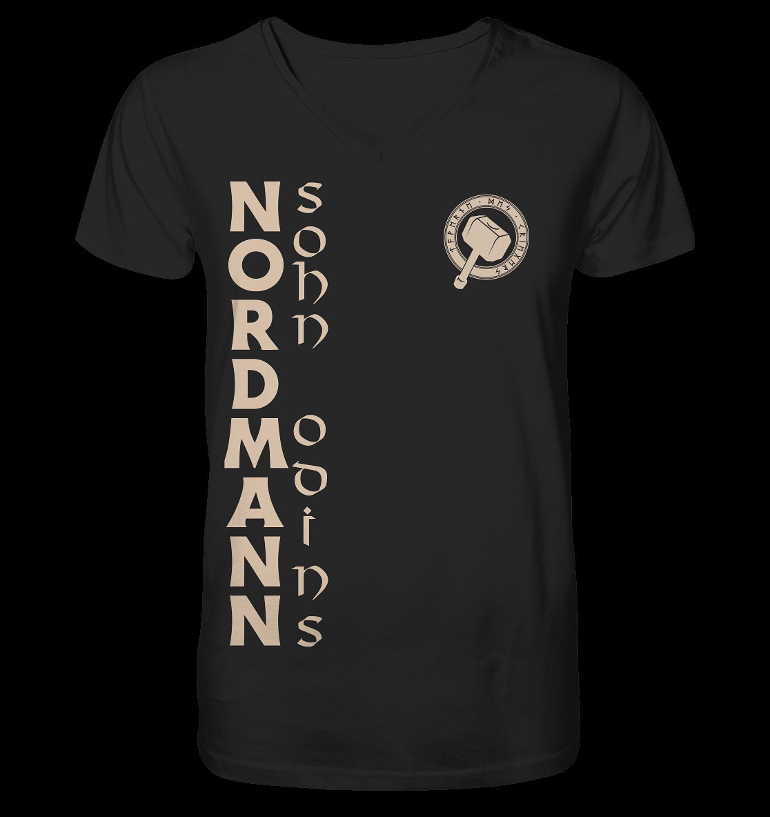 T-Shirt V-Neck Sohn Odin Taverne des Kriegers