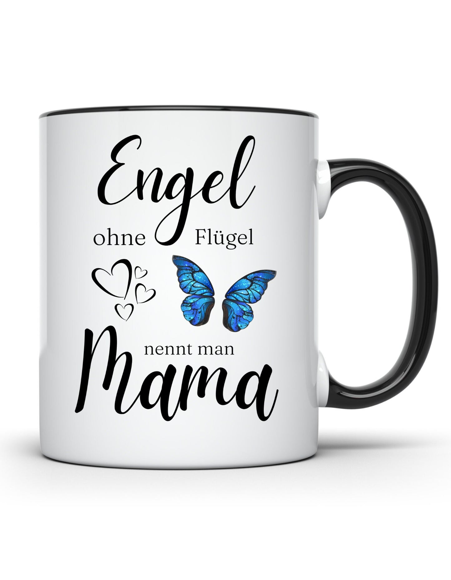 Tasse - Engel ohne Flügel nennt man Mama - Beste Geschenke für Mama Muttertag Geschenk mit Spruch Geschenkideen für Mütter zum Geburtstag