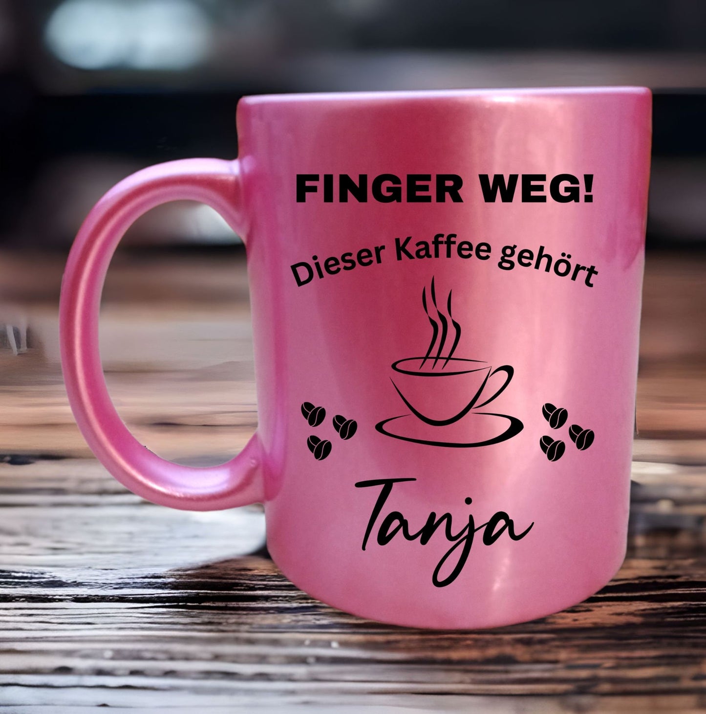 Personalisierte Tasse - Dieser Kaffee gehört Name - Büro Kollegen Schreibtisch Kaffeetasse mit Name