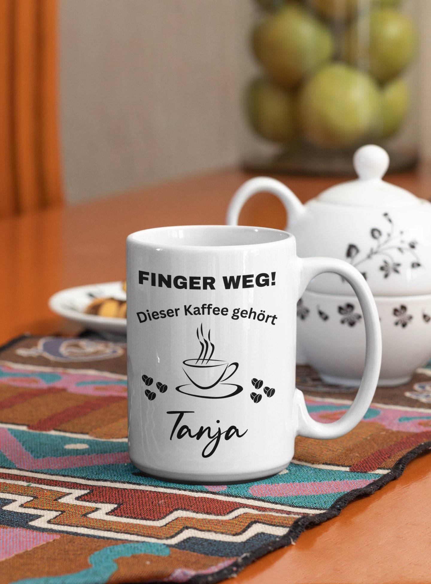 Personalisierte Tasse - Dieser Kaffee gehört Name - Büro Kollegen Schreibtisch Kaffeetasse mit Name