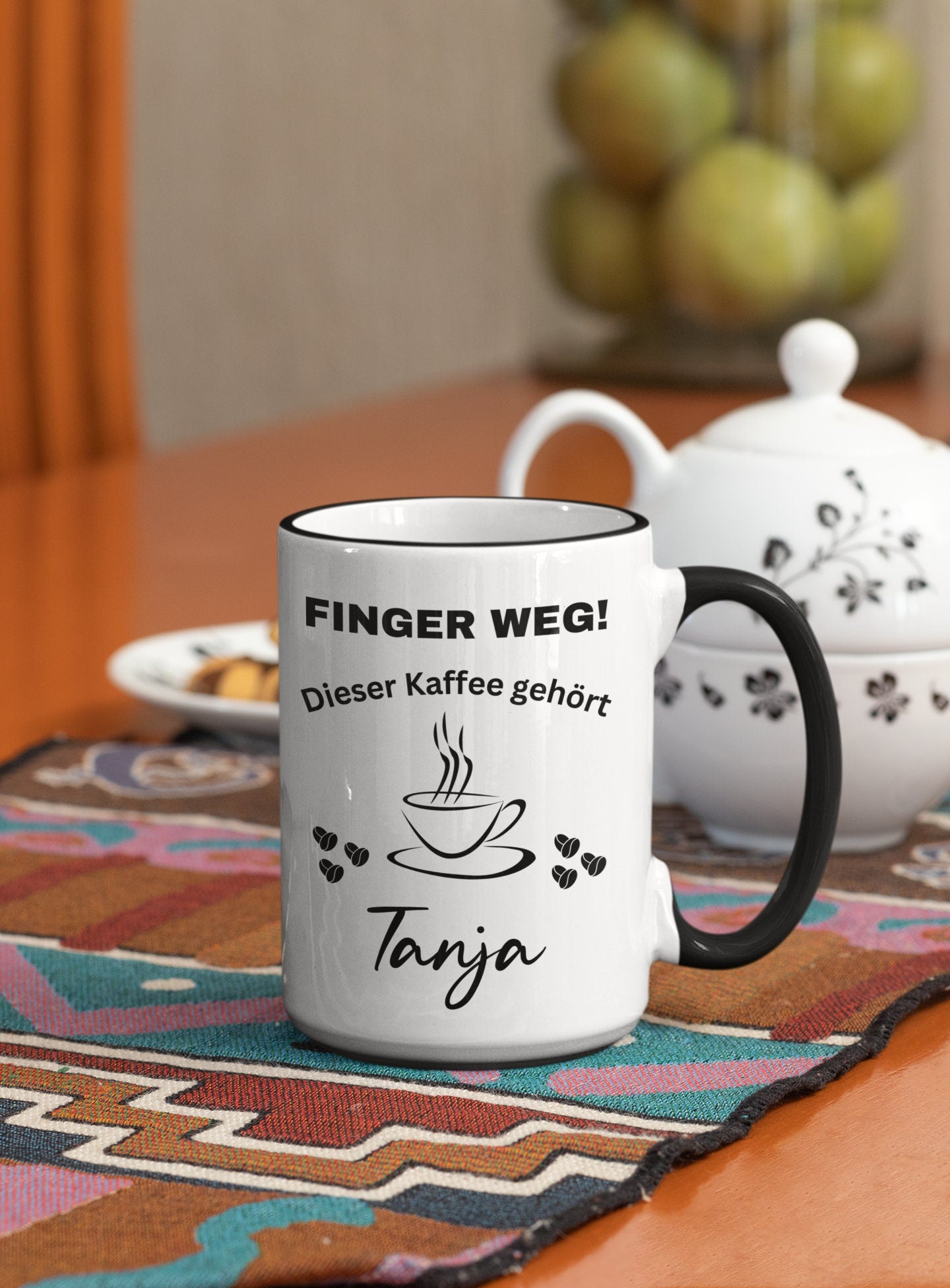 Personalisierte Tasse - Dieser Kaffee gehört Name - Büro Kollegen Schreibtisch Kaffeetasse mit Name