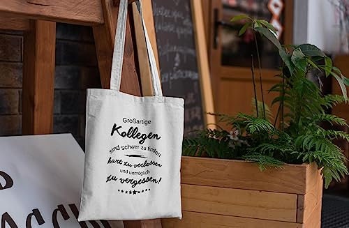 Großartige Kollegen Tasche Jobwechsel Stoffbeutel Geschenk Kolleginnen Kollege Lustig Abschiedsgeschenk Kollegin Sprüche Job Tragetasche