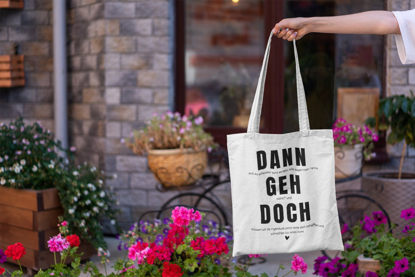 Kollegin Abschiedsgeschenk Kollegen Tasche Dann geh doch Jobwechsel Geschenk  Geschenk Kolleginnen  Abschied Kollege Neuer Job Geschenke