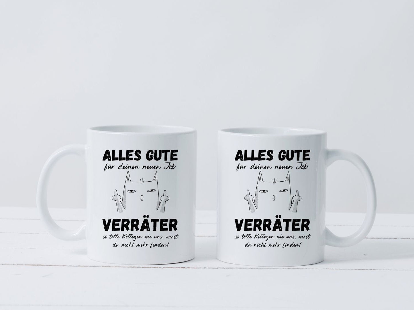 Tasse Kollegen Abschied Tasse Jobwechsel Kollegin Tasse Verräter Katze Geschenk Kollegen Kleinigkeit Kolleginnen Büro Tasse mit Spruch Job