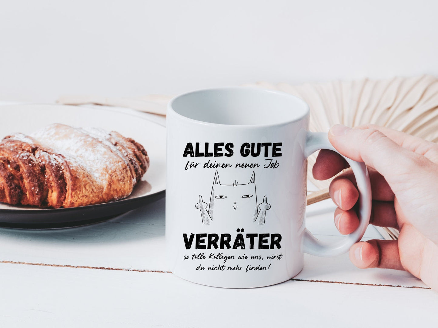 Tasse Kollegen Abschied Tasse Jobwechsel Kollegin Tasse Verräter Katze Geschenk Kollegen Kleinigkeit Kolleginnen Büro Tasse mit Spruch Job