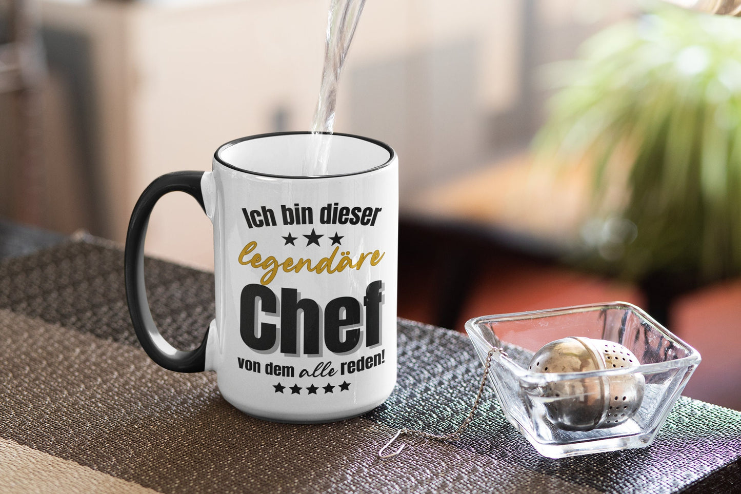 Tasse legendärer Chef - Geschenk Teamleiter- Kaffeetasse Büro Spruch Teamleitung Filialleiter