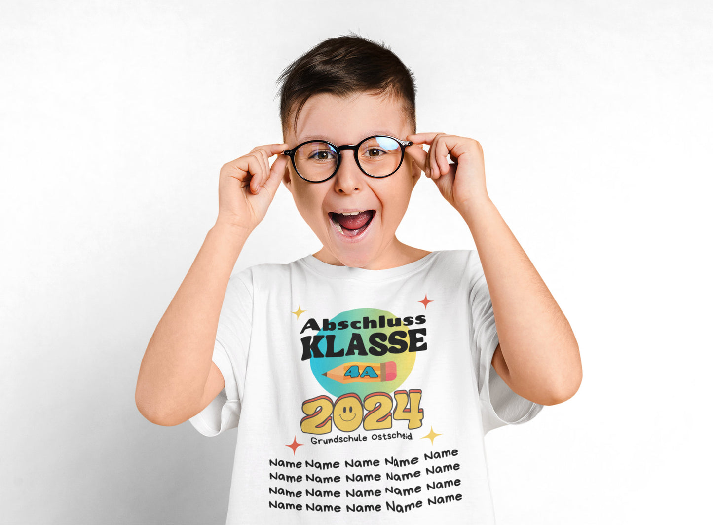 Kinder T-Shirt Abschluss Klasse Personalisiert Grundschule Shirt Grundschulabschluss T-Shirt Abschlussfeier Schulabschluss Grundschüler