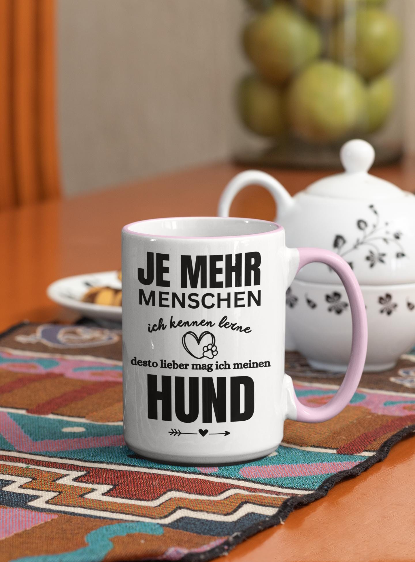 Tasse Hund - Je mehr Menschen ich kennenlerne - Hundeliebe - Tiere - Hund - Freundschaft - Tierliebe